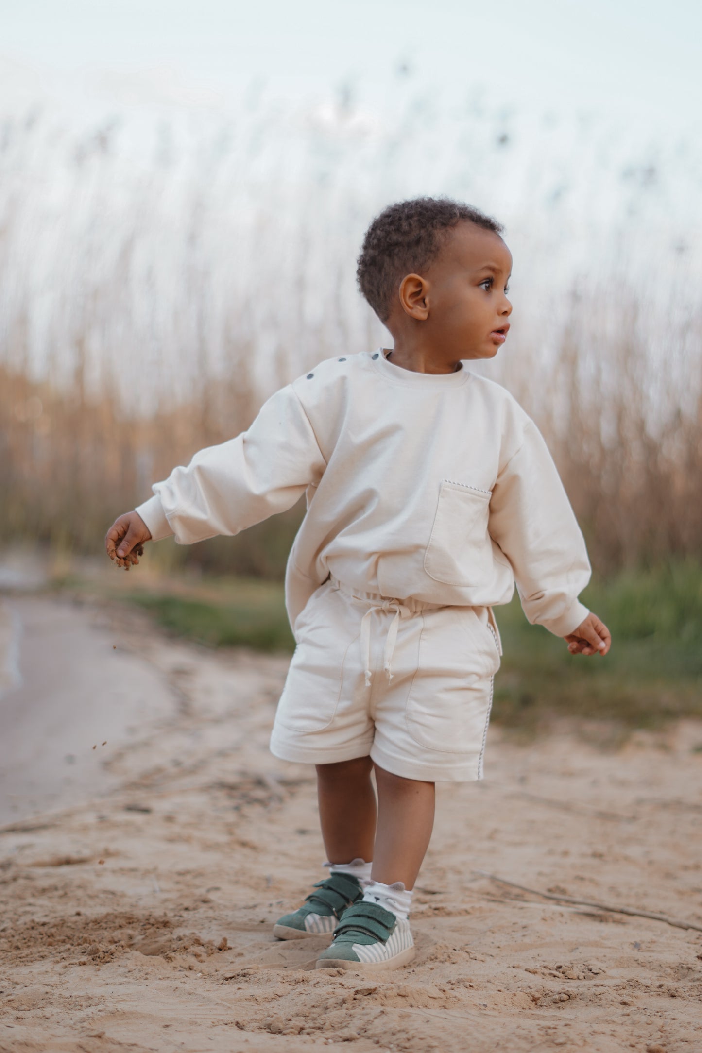 Sweatshirt and Shorts Set